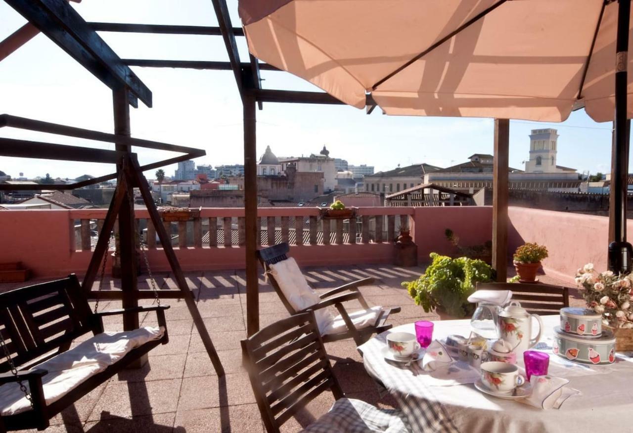 Attico In Centro Con Vista Della Torre - Cozy Penthouse Facing To The Tower Apartment Oristano Exterior foto